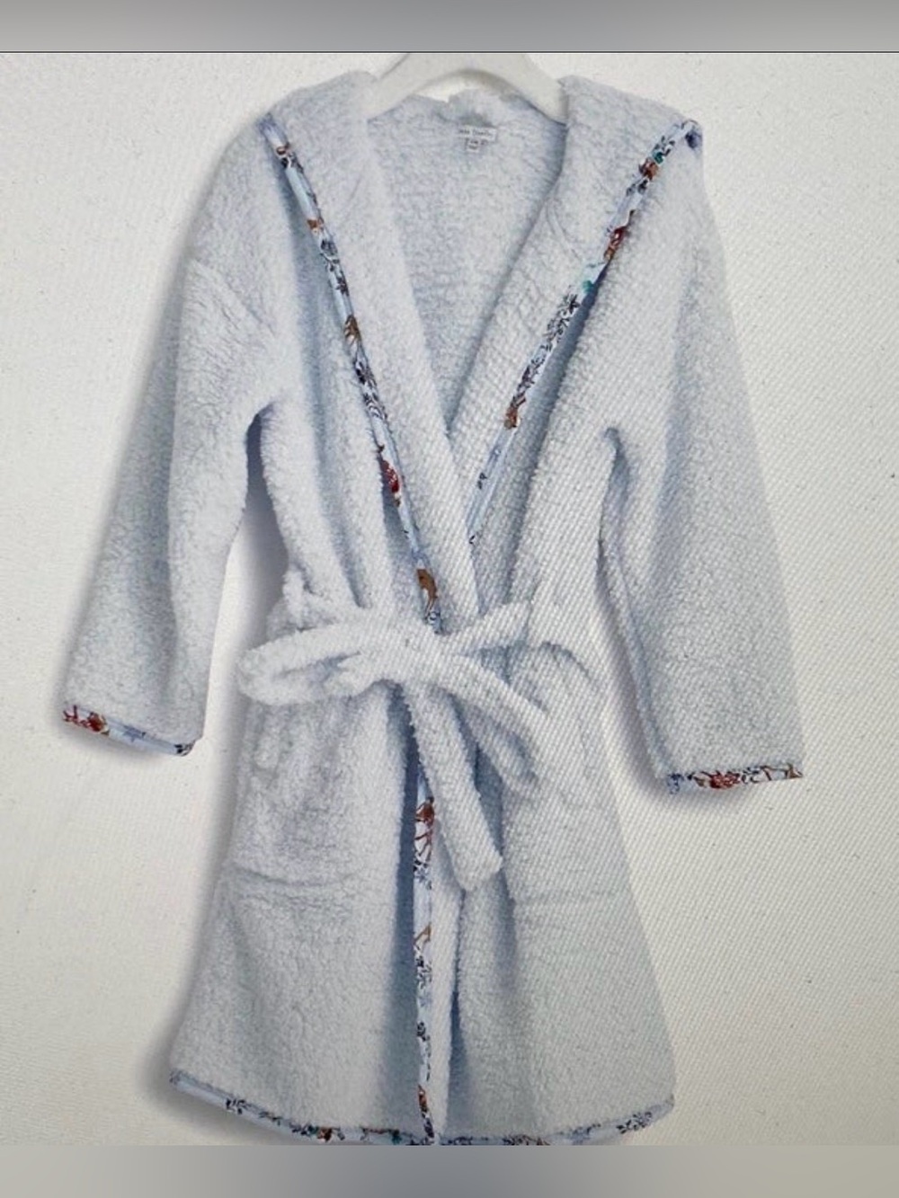 Vera Bradley | Fluffy Fleece Hooded Robe Merry Mischief Snow Day | Sm/Med | NWOT